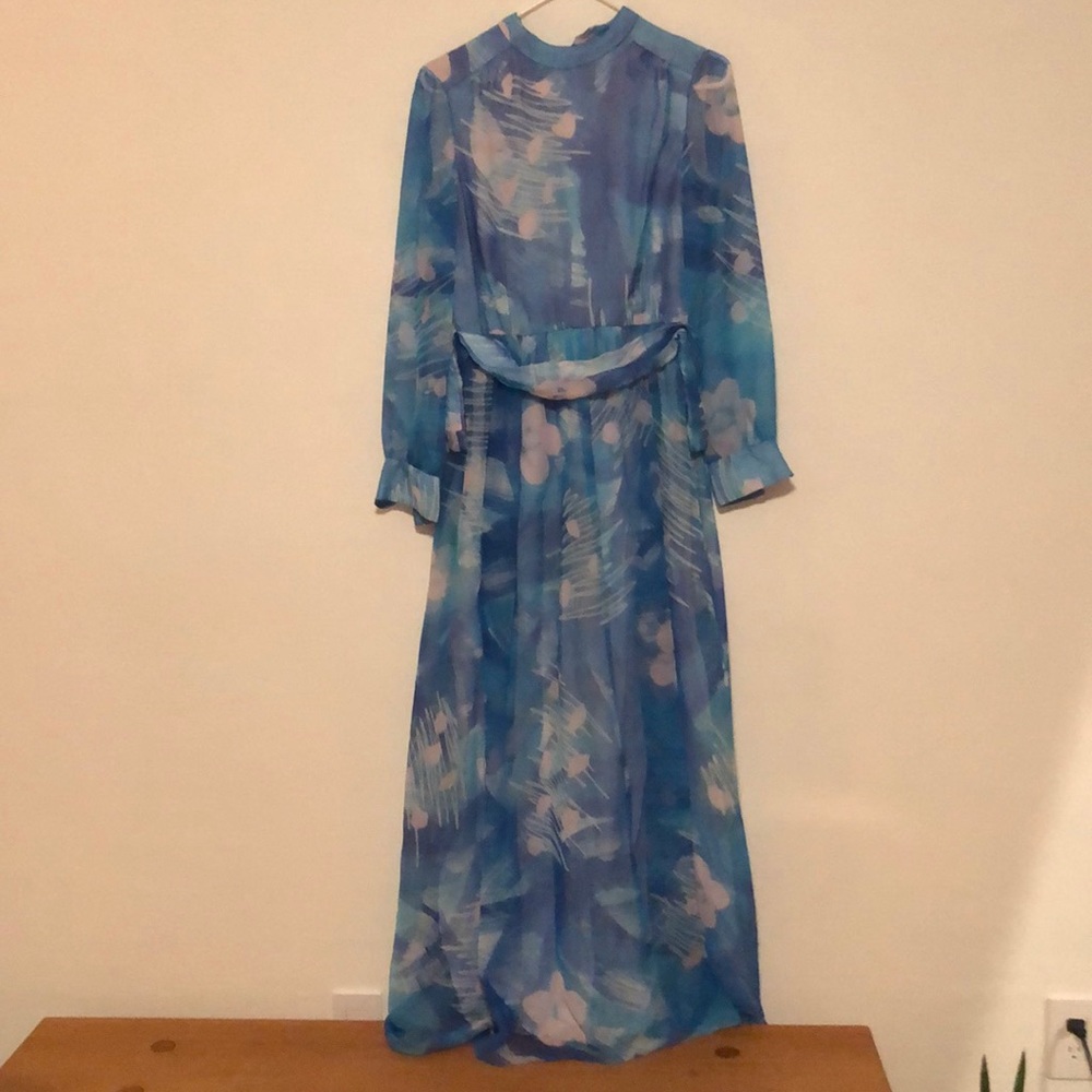 Posh long flower dress